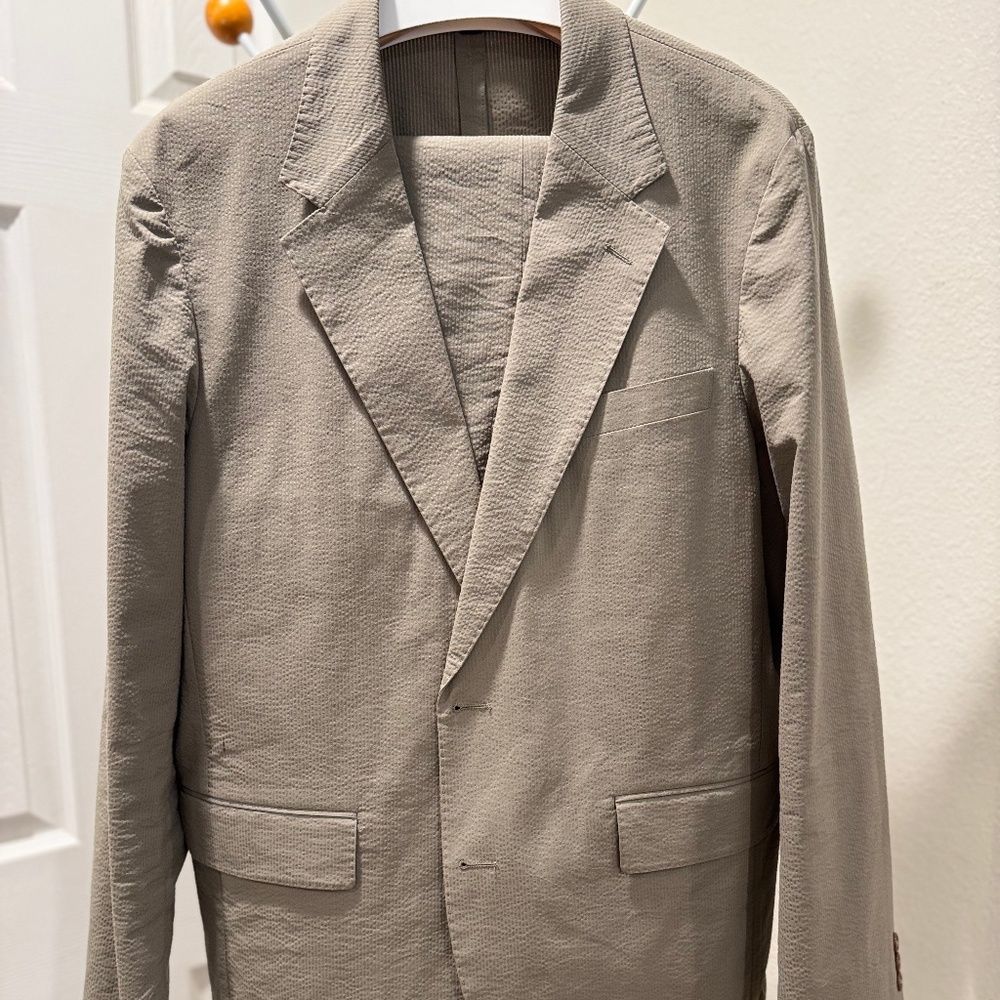 J. Crew Kenmare suit in stretch seersucker with COOLMAX®